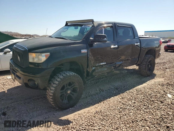 2008 Toyota Tundra 4WD Truck LTD with VIN 5TFDV58138X062606, listed as a Copart auction lot 74028164 with 166,844 mi miles and Salvage Title. Bid and sale history available at carsss.com. Image 1.