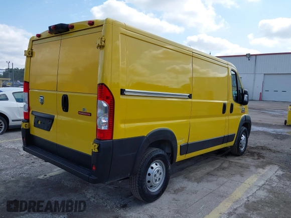 2020 Ram ProMaster Cargo with VIN 3C6TRVAG6LE127298, listed as a IAAI auction lot 42191503 with 216,603 mi miles and . Bid and sale history available at DreamBid. Image 4.