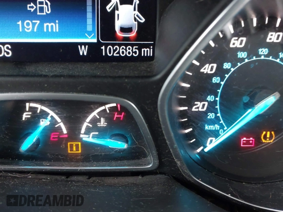 2016 Ford Escape SE with VIN 1FMCU0G78GUB56029, listed as a IAAI auction lot 41904627 with 102,685 mi miles. Bid and sale history available at carsss.com. Image 15.
