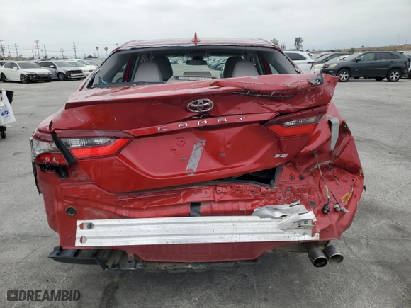 2021 Toyota Camry SE Nightshade with VIN 4T1G11AK6MU449033, listed as a Copart auction lot 54530485 with 40,993 mi miles and Salvage Title. Bid and sale history available at carsss.com. Image 6.