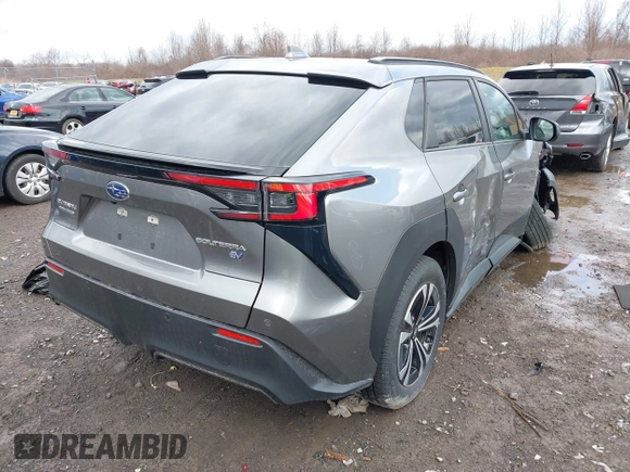 2024 Subaru Solterra Limited z VIN JTMABABA1RA049015, wystawiony jako IAAI lot #41878135 z przebiegiem 3 414 mil mil oraz . Historia ofert i sprzedaży dostępna na DreamBid. Obrazek 4.
