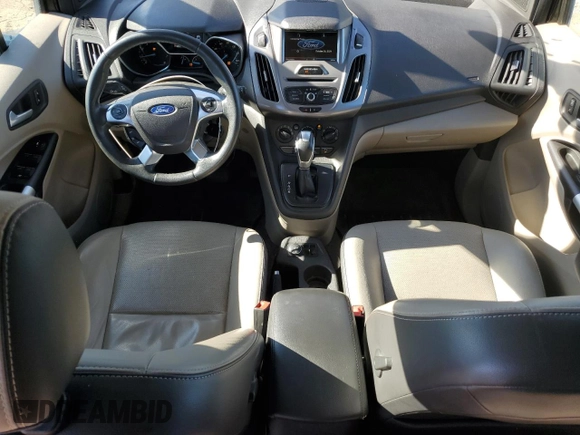 2014 Ford Transit Connect XLT with VIN NM0GE9F76E1162884, listed as a Copart auction lot 76617014 with 166,091 mi miles and Salvage title. Bid and sale history available at DreamBid. Image 8.