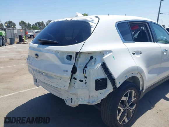 2021 Kia Sportage EX with VIN KNDPNCAC3M7886337, listed as a IAAI auction lot 42257589 with 45,216 mi miles and . Bid and sale history available at DreamBid. Image 20.