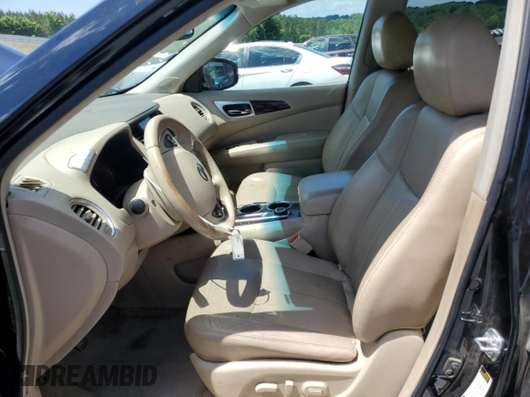 2013 Nissan Pathfinder SL with VIN 5N1AR2MM5DC684028, listed as a Copart auction lot 55998085 with 242,724 mi miles and Salvage title. Bid and sale history available at DreamBid. Image 7.