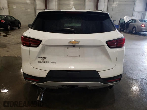 2024 Chevrolet Blazer LT with VIN 3GNKBHR40RS173554, listed as a Copart auction lot 88781585 with 34,117 mi miles and Salvage title. Bid and sale history available at DreamBid. Image 6.