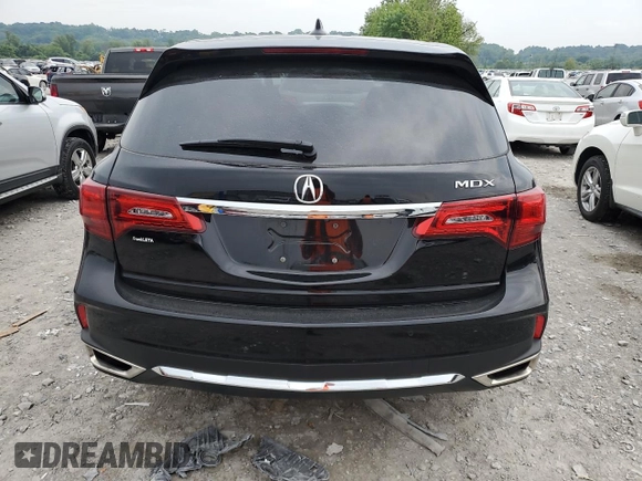 2019 Acura MDX Technology with VIN 5J8YD3H50KL011673, listed as a Copart auction lot 60538285 with 33,677 mi miles and Salvage title. Bid and sale history available at DreamBid. Image 6.