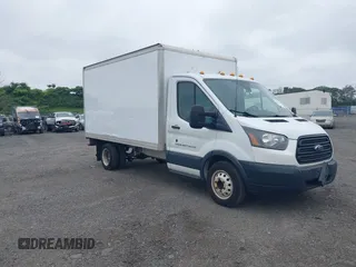 2018 Ford Transit with VIN 1FDBF8ZM3JKA90502, listed as a IAAI auction lot 42545271 with 104,971 mi miles and . Bid and sale history available at DreamBid. Image 1.