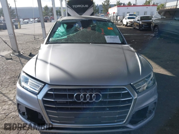 2018 Audi Q5 Premium with VIN WA1ANAFY7J2027138, listed as a IAAI auction lot 41494253 with Not Provided miles and . Bid and sale history available at DreamBid. Image 12.