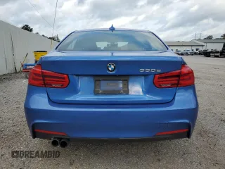 2018 BMW 3 Series 330e iPerformance with VIN WBA8E1C56JA177842, listed as a Copart auction lot 51521695 with 80,665 mi miles and Salvage Title. Bid and sale history available at carsss.com. Image 6.