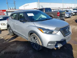2019 Nissan Kicks S with VIN 3N1CP5CU8KL544677, listed as a IAAI auction lot 41654616 with 130,056 mi miles and . Bid and sale history available at carsss.com. Image 1.