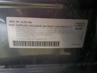 2005 Audi A4 SE z VIN WAULC68E95A084079, wystawiony jako Copart lot #52612535 z przebiegiem 68 359 mil mil oraz Szkoda całkowita • Salvage title. Historia ofert i sprzedaży dostępna na DreamBid. Obrazek 15.