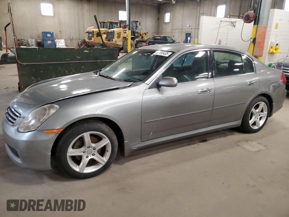 2005 Infiniti G35 with VIN JNKCV51F75M311695, listed as a Copart auction lot 53190435 with 158,464 mi miles and Clean Title. Bid and sale history available at carsss.com. Image 1.