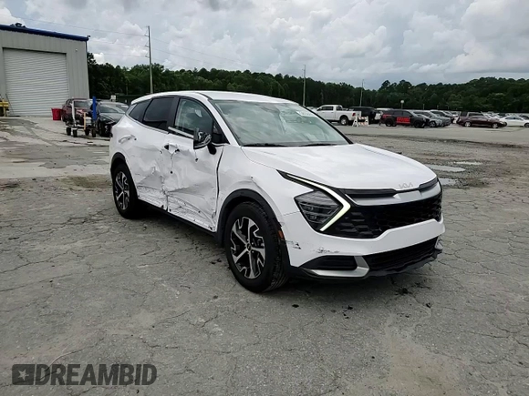 2024 Kia Sportage EX with VIN 5XYK33DF9RG148350, listed as a Copart auction lot 58558435 with 26,761 mi miles and Salvage title. Bid and sale history available at DreamBid. Image 14.