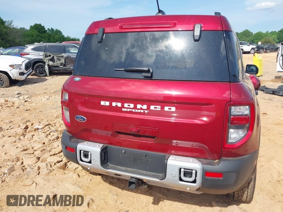 2025 Ford Bronco Sport Big Bend with VIN 3FMCR9BN3SRE19796, listed as a IAAI auction lot 42112700 with 3,640 mi miles and . Bid and sale history available at DreamBid. Image 16.
