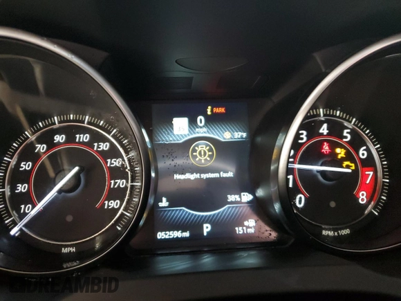 2019 Jaguar F-Type with VIN SAJDD1EV0KCK61549, listed as a Copart auction lot 84663574 with 52,596 mi miles and Non Repairable. Bid and sale history available at DreamBid. Image 9.