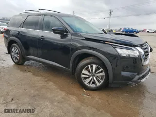 2024 Nissan Pathfinder SL with VIN 5N1DR3CA6RC251898, listed as a Copart auction lot 43704265 with 19,683 mi miles and Salvage Title. Bid and sale history available at carsss.com. Image 4.