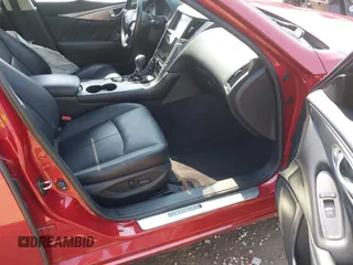 2015 Infiniti Q50 z VIN JN1BV7AR3FM419724, wystawiony jako IAAI lot #40104971 z przebiegiem 56 736 mil mil oraz . Historia ofert i sprzedaży dostępna na DreamBid. Obrazek 5.