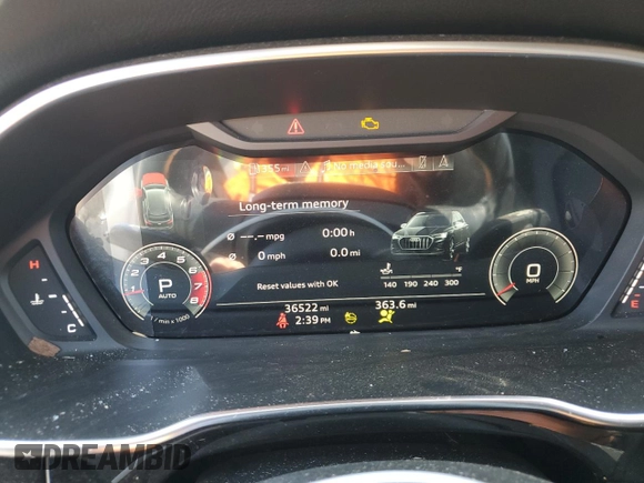 2022 Audi Q3 Premium Plus z VIN WA1BUCF33N1033389, wystawiony jako Copart lot #49833005 z przebiegiem 36 522 mil mil oraz Szkoda całkowita • Salvage title. Historia ofert i sprzedaży dostępna na DreamBid. Obrazek 9.