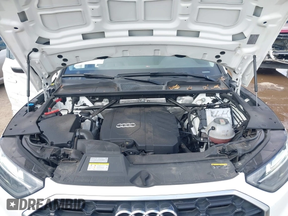 2022 Audi Q5 S line Premium with VIN WA1GAAFY8N2017164, listed as a IAAI auction lot 41455881 with 64,092 mi miles. Bid and sale history available at carsss.com. Image 10.