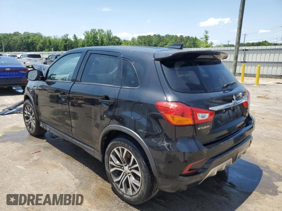 2019 Mitsubishi Outlander ES with VIN JA4AP3AU4KU034077, listed as a Copart auction lot 57586075 with 49,375 mi miles and Salvage title. Bid and sale history available at DreamBid. Image 2.