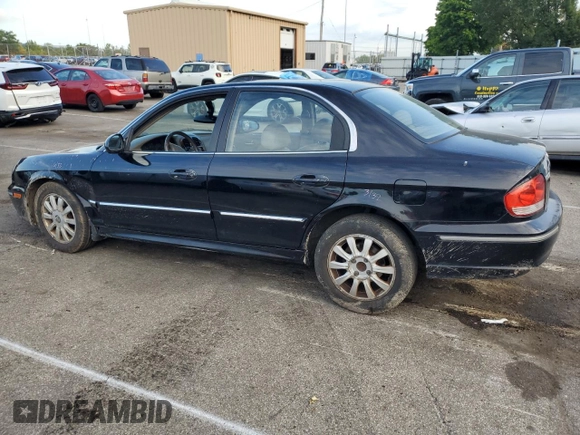 2005 Hyundai Sonata GLS with VIN KMHWF35H65A148594, listed as a Copart auction lot 68794654 with 166,490 mi miles and Salvage Title. Bid and sale history available at carsss.com. Image 2.