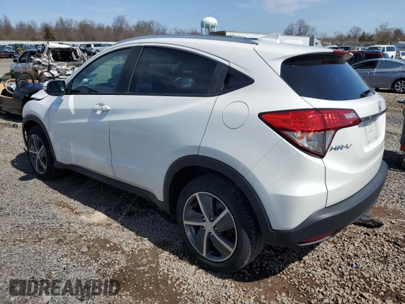 2021 Honda HR-V EX with VIN 3CZRU6H59MM707299, listed as a Copart auction lot 51252765 with 37,253 mi miles and Salvage Title. Bid and sale history available at carsss.com. Image 2.