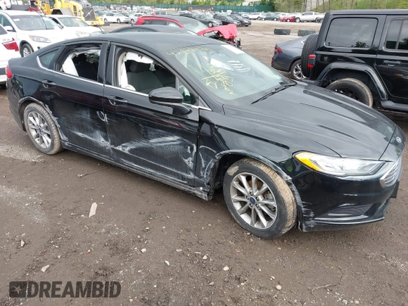 2017 Ford Fusion SE z VIN 3FA6P0HD4HR338676, wystawiony jako IAAI lot #42197370 z przebiegiem 50 862 mil mil oraz . Historia ofert i sprzedaży dostępna na DreamBid. Obrazek 1.