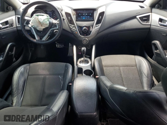 2013 Hyundai Veloster w/Gray Int with VIN KMHTC6AD7DU136483, listed as a Copart auction lot 56803725 with 159,794 mi miles and Salvage title. Bid and sale history available at DreamBid. Image 8.