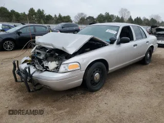2008 Ford Police Interceptor with VIN 2FAFP71V28X131278, listed as a Copart auction lot 53791315 with 166,096 mi miles and Salvage title. Bid and sale history available at DreamBid. Image 1.