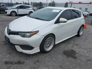 2016 Scion iM with VIN JTNKARJE3GJ507110, listed as a IAAI auction lot 41885833 with 247,020 mi miles. Bid and sale history available at carsss.com. Image 2.
