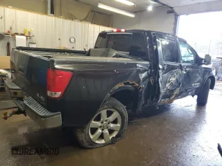 2011 Nissan Titan SL with VIN 1N6AA0ECXBN305433, listed as a Copart auction lot 47837825 with 344,919 mi miles and Salvage Title. Bid and sale history available at carsss.com. Image 3.