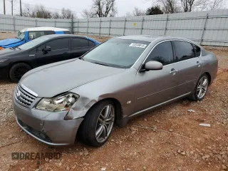 2007 Infiniti M45 Sdn with VIN JNKBY01E47M402536, listed as a Copart auction lot 44549615 with 181,430 mi miles and Salvage Title. Bid and sale history available at carsss.com. Image 1.