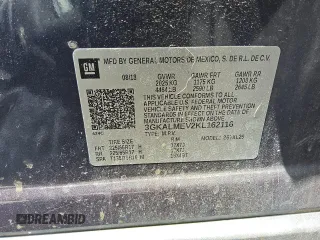 2019 GMC Terrain SLE with VIN 3GKALMEV2KL162116, listed as a Copart auction lot 52729145 with 129,995 mi miles and Clean Title. Bid and sale history available at carsss.com. Image 12.