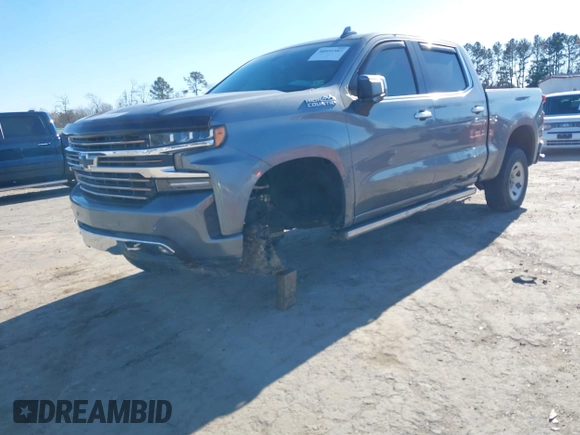 2019 Chevrolet Silverado 1500 High Country with VIN 1GCUYHEL5KZ389650, listed as a IAAI auction lot 40951587 with 60,810 mi miles. Bid and sale history available at carsss.com. Image 18.