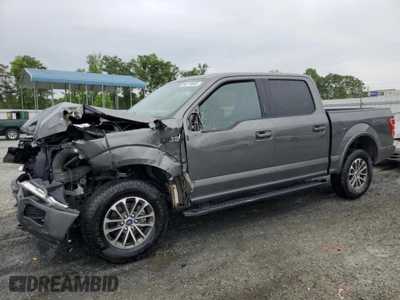2019 Ford F-150 XL z VIN 1FTEW1EP2KFA58384, wystawiony jako Copart lot #56124665 z przebiegiem 105 493 mil mil oraz Szkoda całkowita • Salvage title. Historia ofert i sprzedaży dostępna na DreamBid. Obrazek 1.