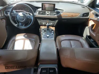 2013 Audi A6 Premium Plus with VIN WAUGGAFC8DN008838, listed as a Copart auction lot 58754475 with 162,375 mi miles and Salvage title. Bid and sale history available at DreamBid. Image 8.