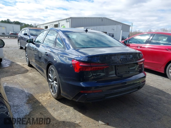 2022 Audi A6 Prestige with VIN WAUM2BF25NN032899, listed as a IAAI auction lot 41728685 with 48,722 mi miles. Bid and sale history available at carsss.com. Image 3.