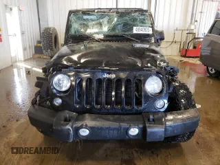 2018 Jeep Wrangler Sport S with VIN 1C4AJWAG6JL806828, listed as a Copart auction lot 48940925 with Not provided miles and Non repairable. Bid and sale history available at DreamBid. Image 5.
