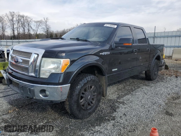 2011 Ford F-150 XLT with VIN 1FTFW1ET0BKD54688, listed as a Copart auction lot 47116555 with 294,162 mi miles and Salvage Title. Bid and sale history available at carsss.com. Image 1.
