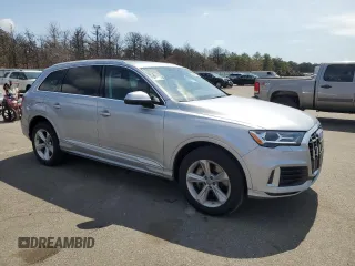 2020 Audi Q7 Premium with VIN WA1AJAF70LD010885, listed as a Copart auction lot 52346325 with 51,962 mi miles and Salvage Title. Bid and sale history available at carsss.com. Image 4.