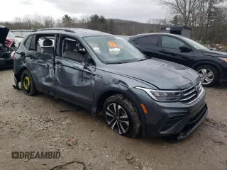 2022 Volkswagen Tiguan S z VIN 3VV1B7AX0NM131082, wystawiony jako Copart lot #47800415 z przebiegiem 59 966 mil mil oraz Szkoda całkowita • Salvage title. Historia ofert i sprzedaży dostępna na DreamBid. Obrazek 4.
