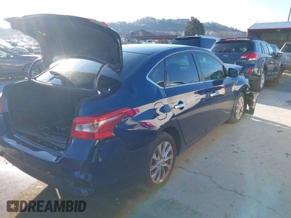2018 Nissan Sentra SV with VIN 3N1AB7AP3JL623350, listed as a IAAI auction lot 38741920 with 65,230 mi miles. Bid and sale history available at carsss.com. Image 4.