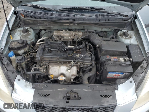 2009 Kia Rio LX with VIN KNADE223396443465, listed as a Copart auction lot 51370975 with 110,952 mi miles and Salvage Title. Bid and sale history available at carsss.com. Image 12.