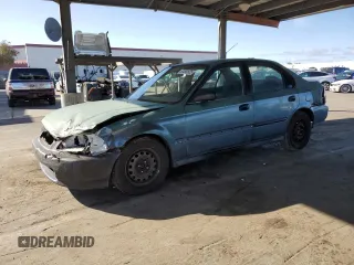 1998 Honda Civic DX with VIN JHMEJ6628WS010348, listed as a Copart auction lot 51292635 with 255,768 mi miles and Salvage Title. Bid and sale history available at carsss.com. Image 1.
