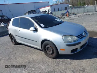 2008 Volkswagen Rabbit S with VIN WVWBA71KX8W256797, listed as a IAAI auction lot 41868829 with 158,783 mi miles. Bid and sale history available at carsss.com. Image 1.