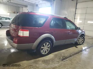 2008 Ford Taurus X SEL with VIN 1FMDK02W48GA22059, listed as a Copart auction lot 43174515 with 136,603 mi miles and Salvage Title. Bid and sale history available at carsss.com. Image 3.