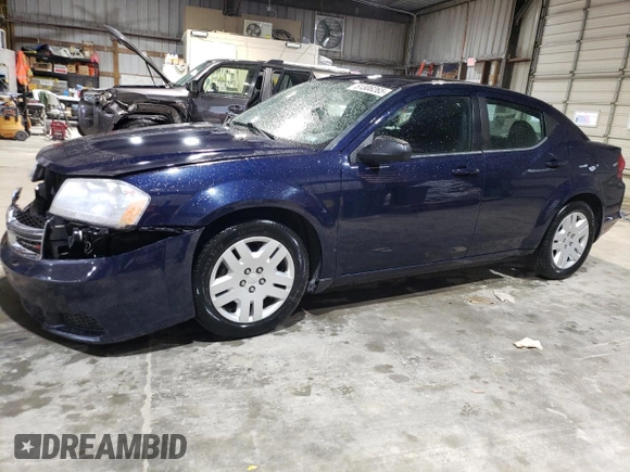 2013 Dodge Avenger SE with VIN 1C3CDZAB1DN540489, listed as a Copart auction lot 51306265 with 148,617 mi miles and Salvage Title. Bid and sale history available at carsss.com. Image 1.