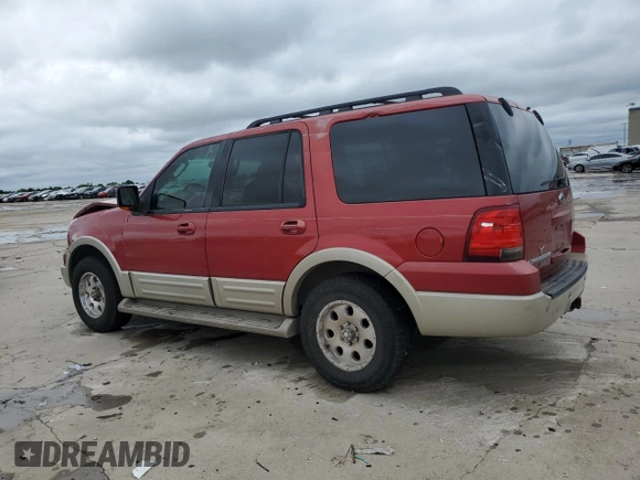 2005 Ford Expedition Eddie Bauer with VIN 1FMFU17585LA11013, listed as a Copart auction lot 55997105 with 156,530 mi miles and Salvage title. Bid and sale history available at DreamBid. Image 2.