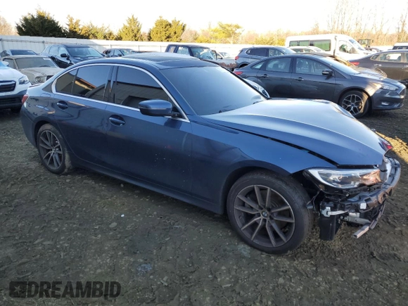 2021 BMW 3 Series 330i xDrive with VIN 3MW5R7J04M8B77842, listed as a Copart auction lot 67877992 with 24,311 mi miles. Bid and sale history available at carsss.com. Image 4.