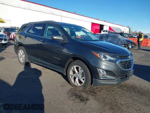 2020 Chevrolet Equinox LT with VIN 2GNAXLEX2L6122370, listed as a IAAI auction lot 41260943 with 65,948 mi miles. Bid and sale history available at carsss.com. Image 1.